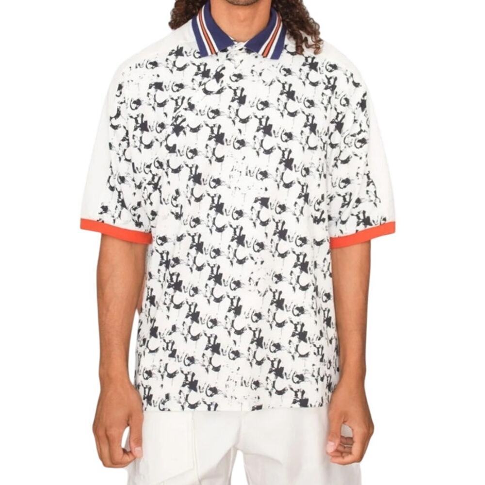 FURI SPORT x TFP Rippling Shadows Men's Polo Shirt in Size Medium